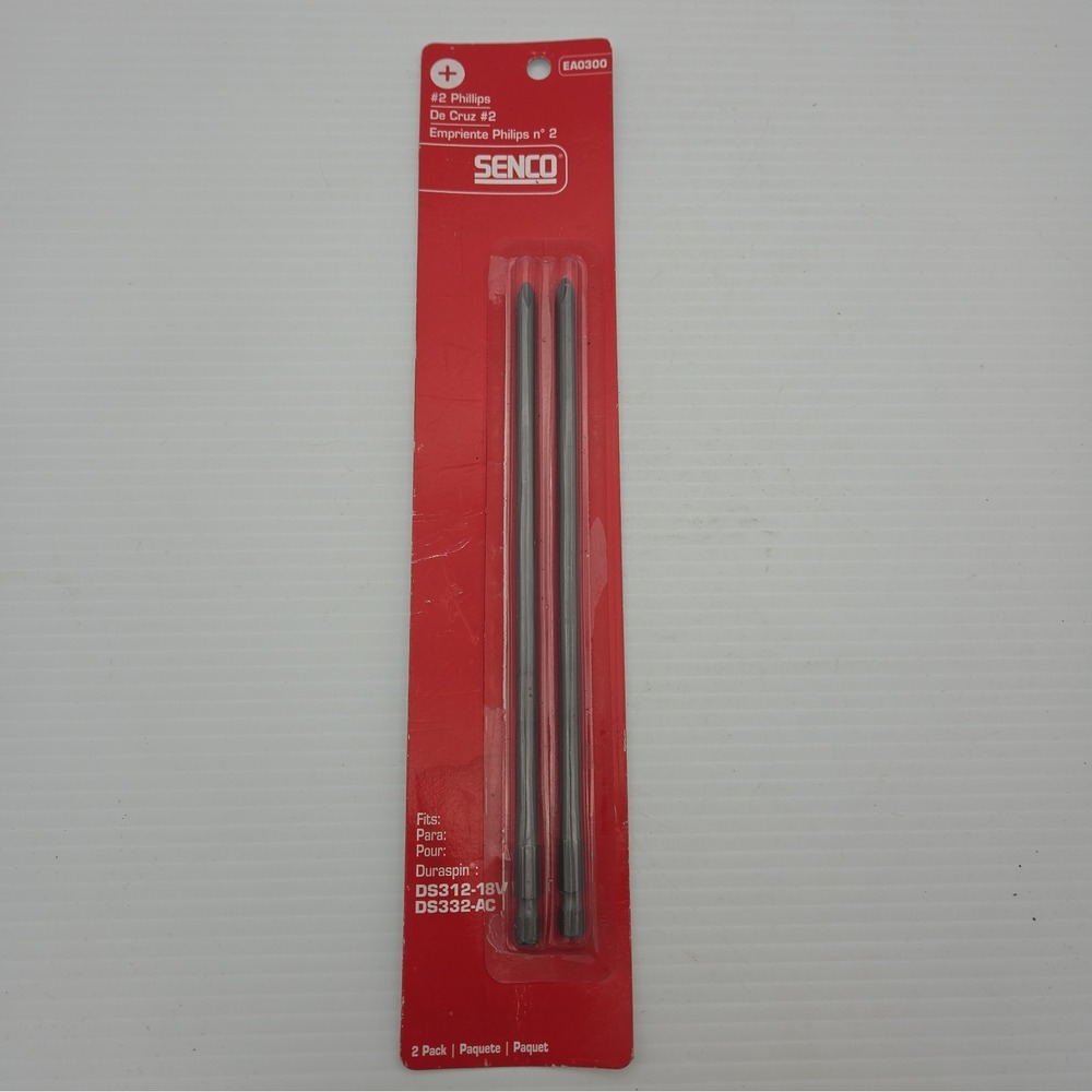 Senco EA0300 Steel Square Shank Phillips Replacement Bit #2 x 7-1/2 L in.